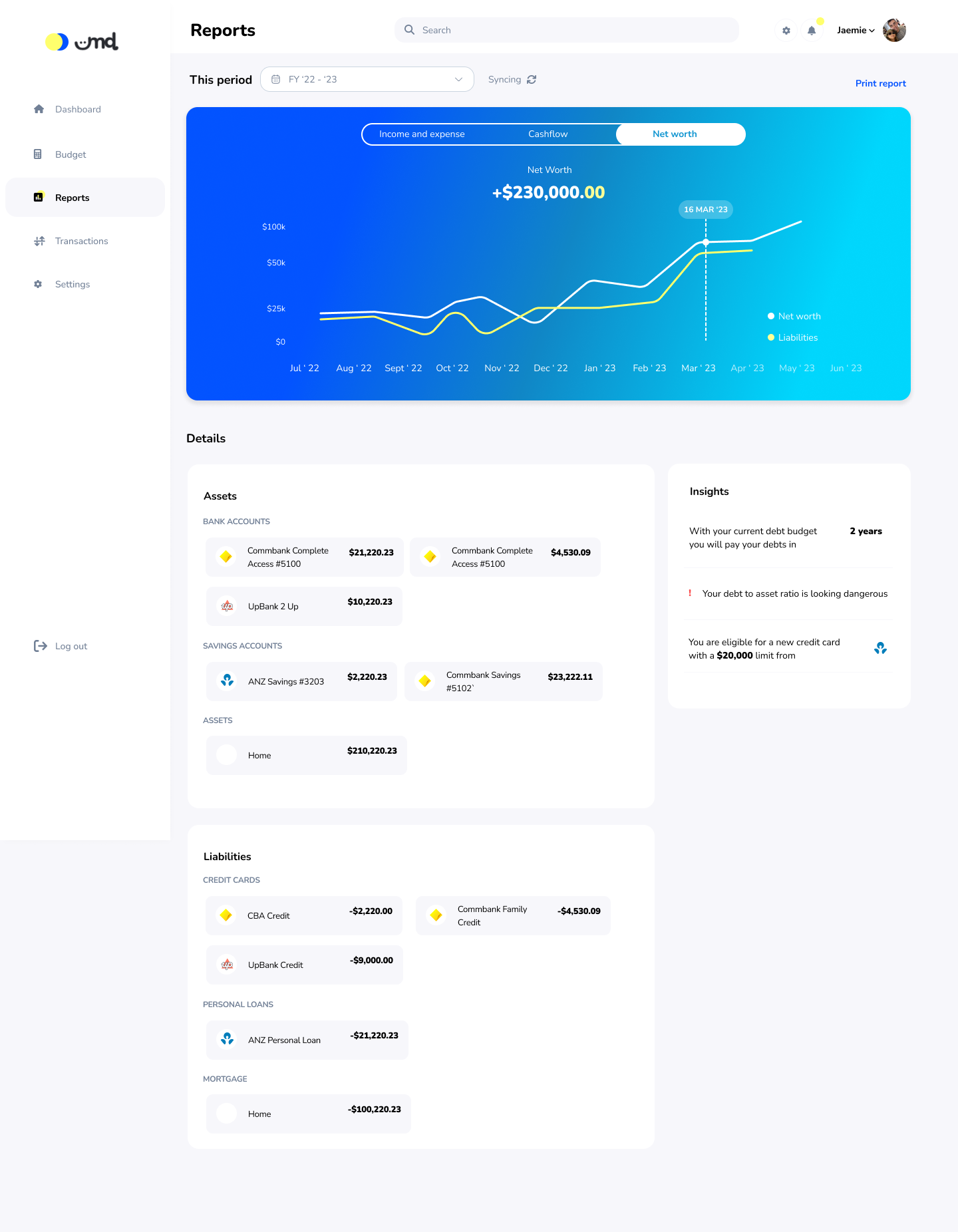 Mydosh final UI